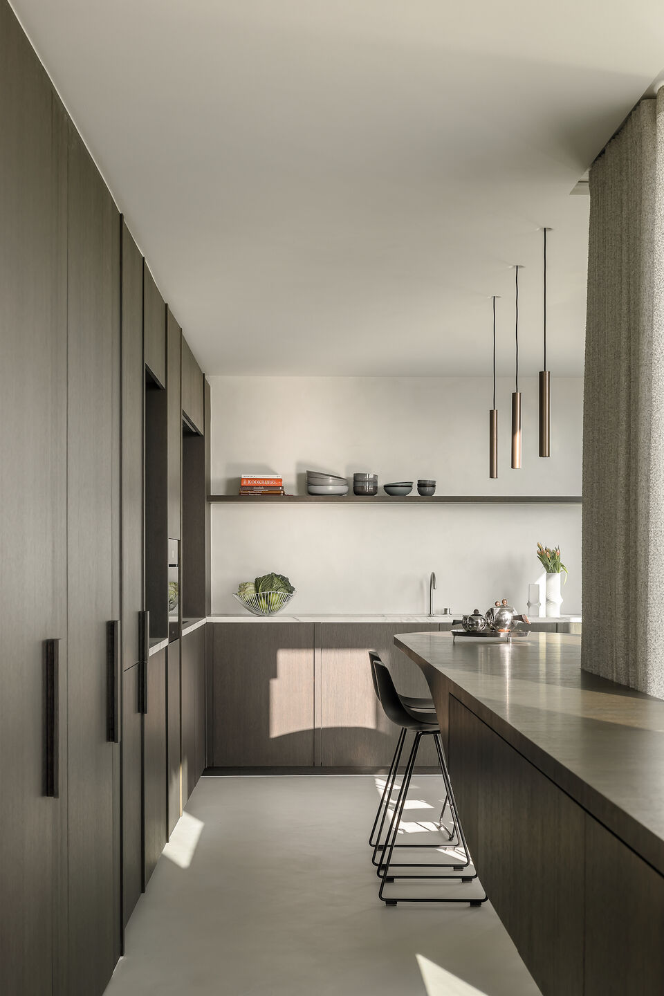 比利时克诺克复式顶层公寓室内装修丨Architects Claerhout  Van Biervliet-23