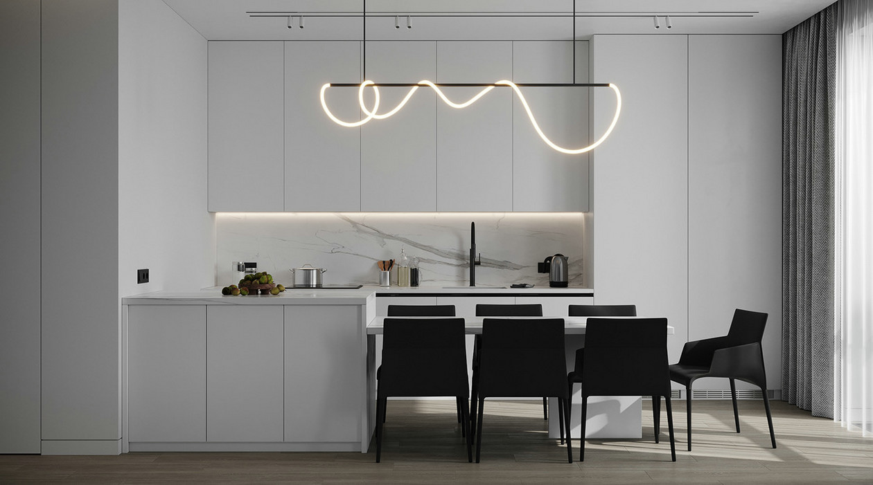 高级灰色系公寓-8