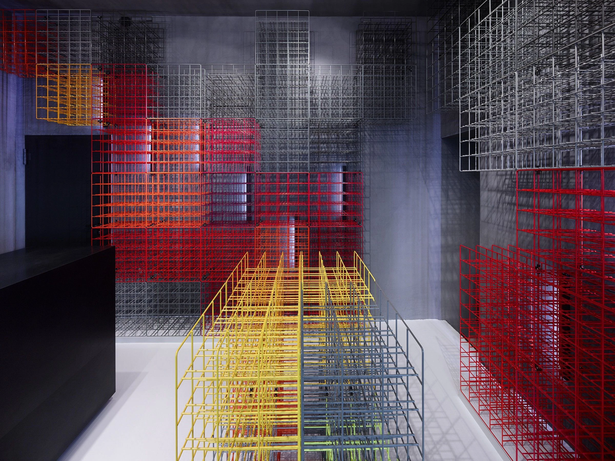 德国现代葡萄酒商店,"网格"创新展示方式-25