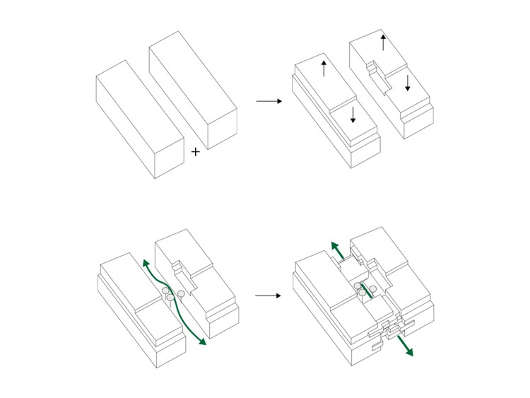 巴黎生态区砖砌云层公寓-7