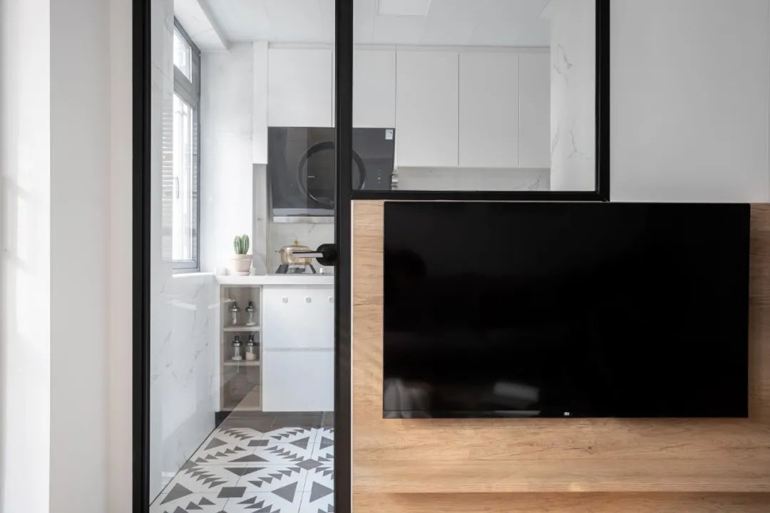 64㎡老房逆袭 | 定制橱柜、移门改窗，收纳击败 90% 小户型-58