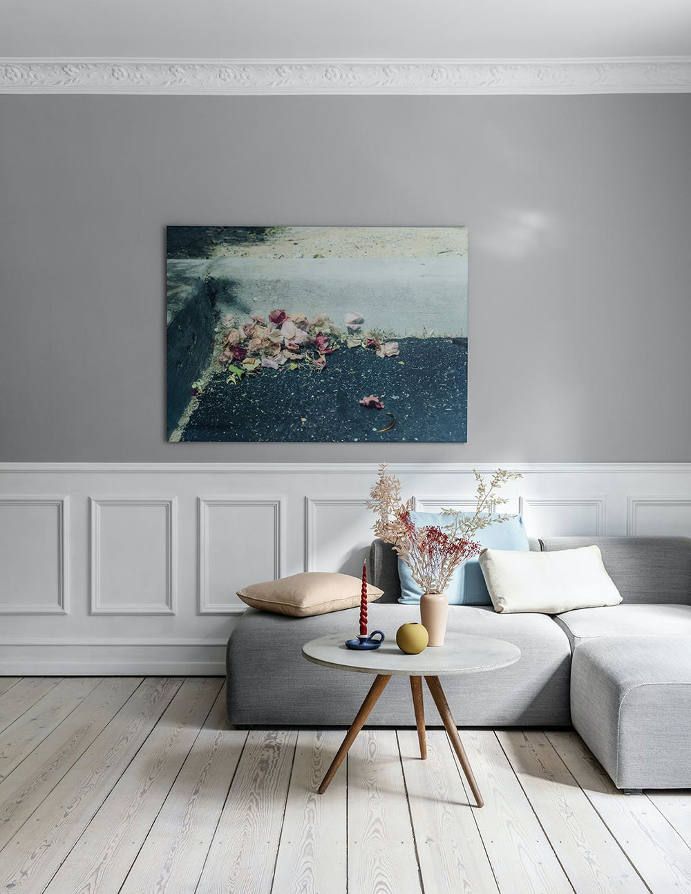 大胆用色，经典公寓焕新颜-11