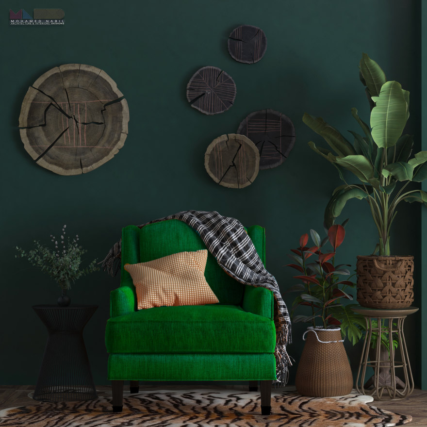 热带风格客厅 乔治亚-9