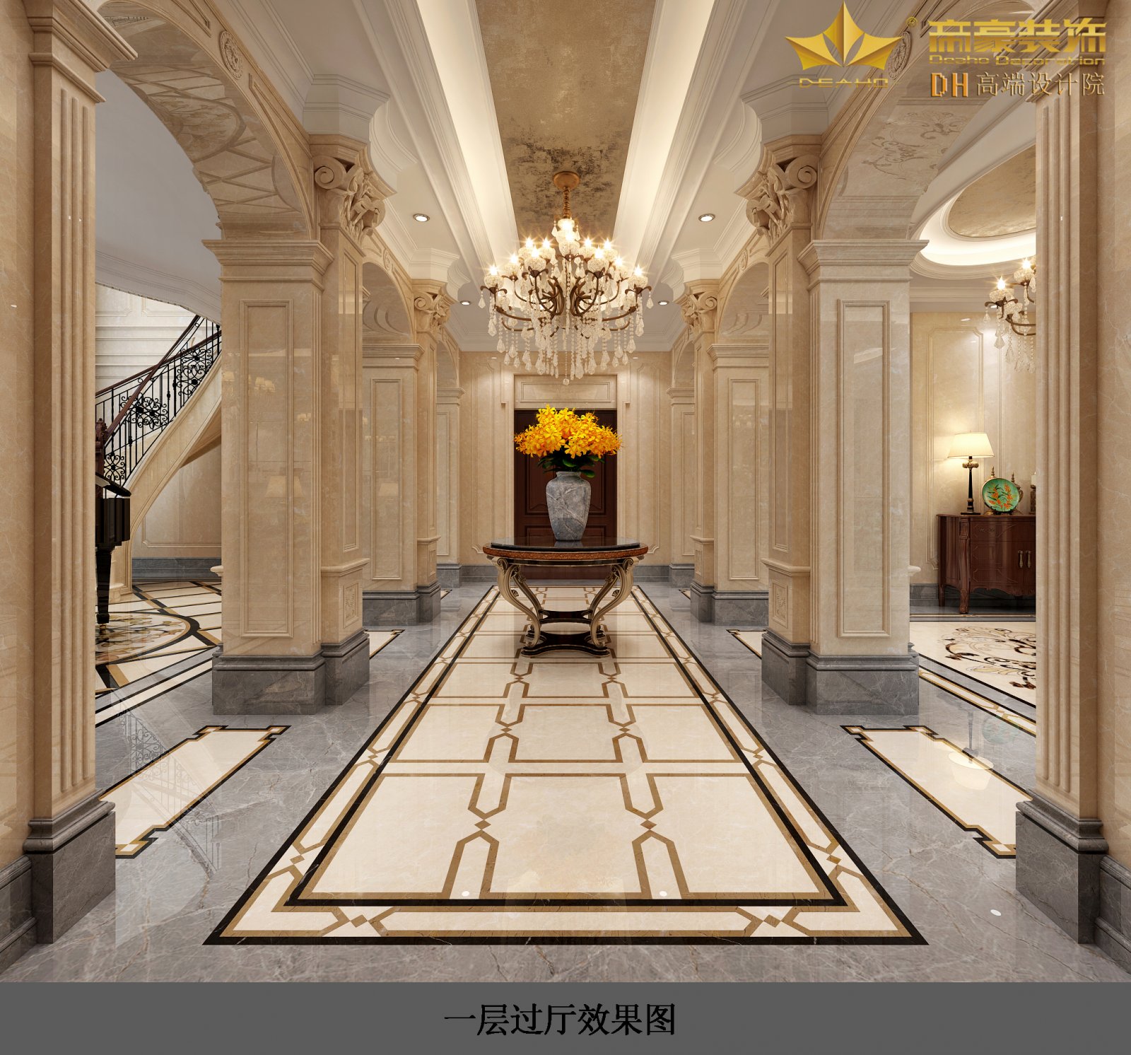 欧式豪宅别墅-8