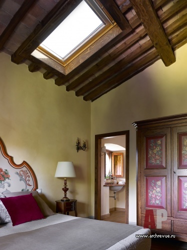 意大利托斯卡纳带壁画历史别墅修复丨娜塔莉亚·潘秋希娜-70