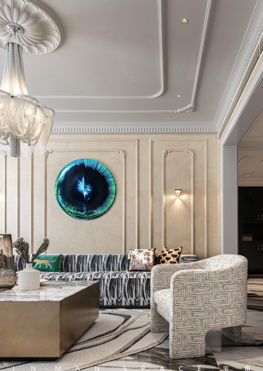 内江优雅轻奢风格家居设计丨中国内江-19