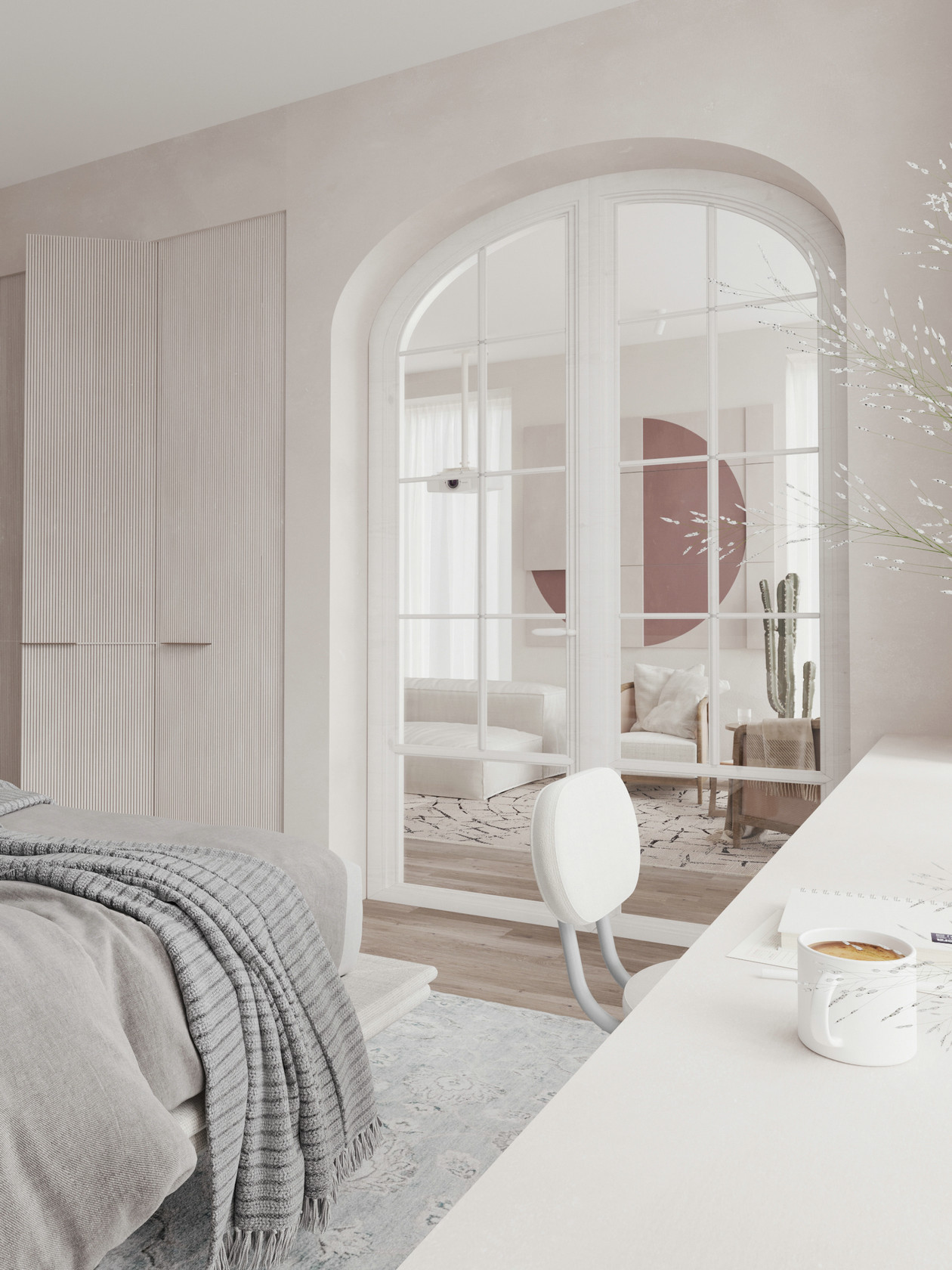 62㎡浅色系小公寓设计-12