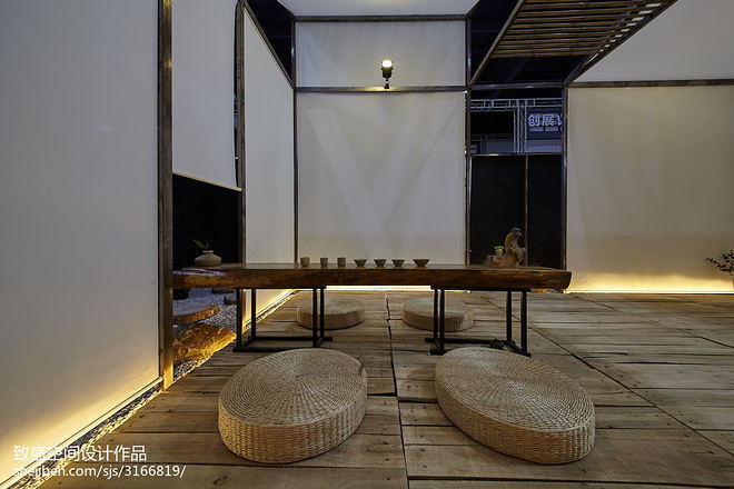 1万元商业展示50平米装修案例-16