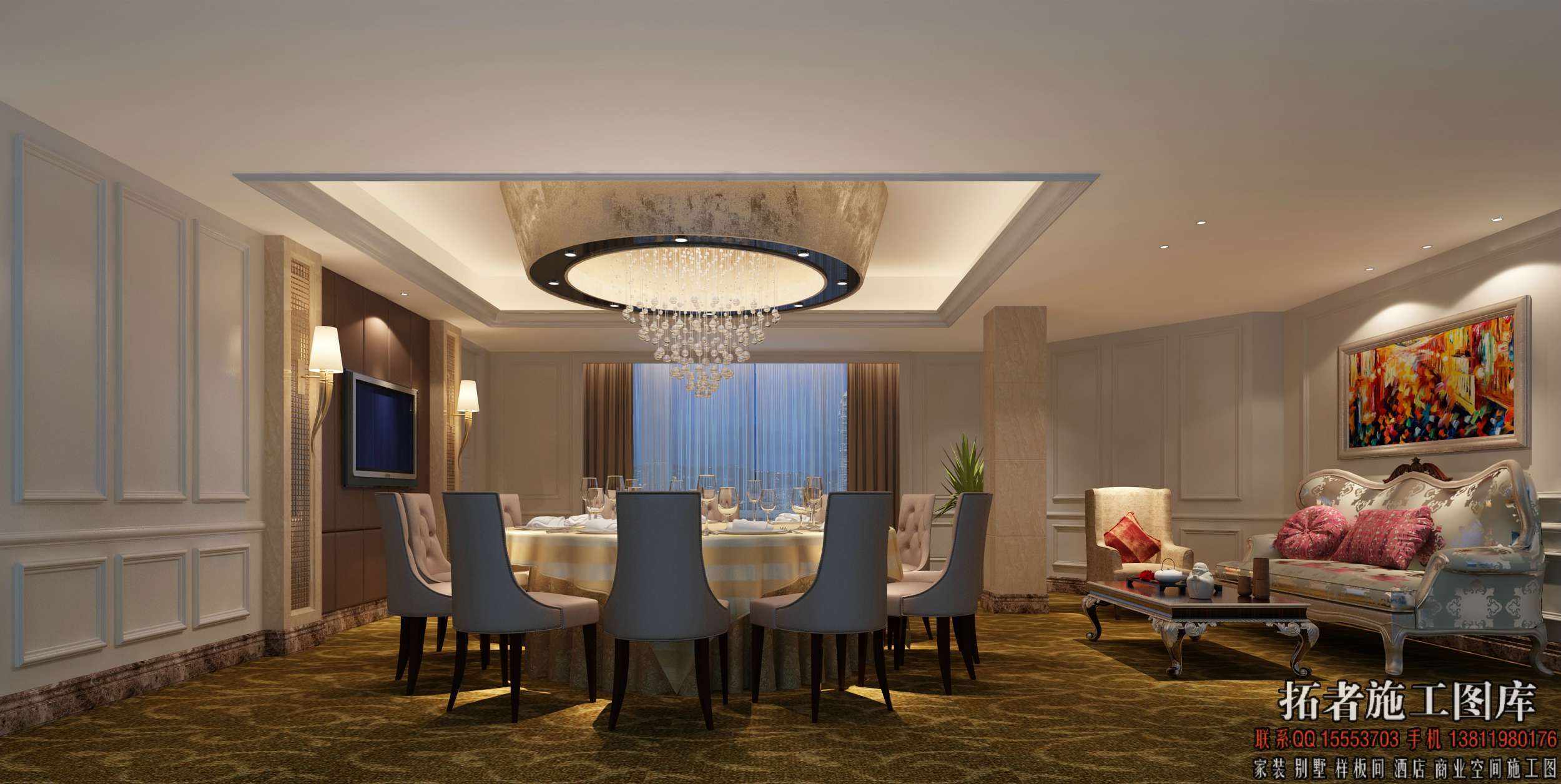 丽锦大酒楼欧式风格-5