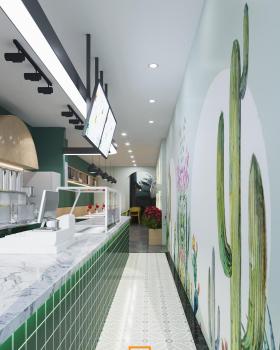 Cỏ Ba Lá奶茶店设计丨越南丨KenDesign