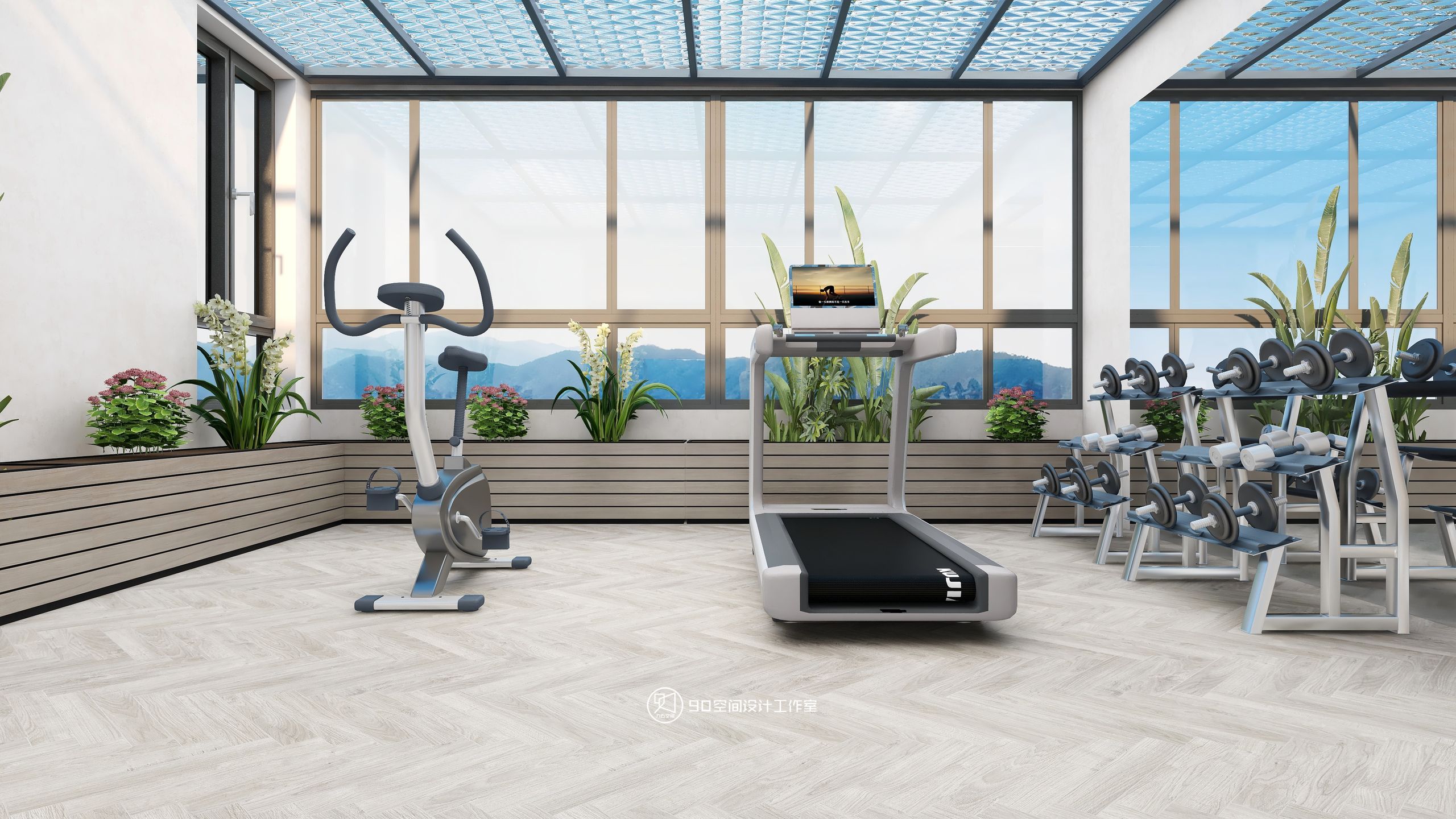 189㎡轻奢复式住宅设计丨90 空间设计-29