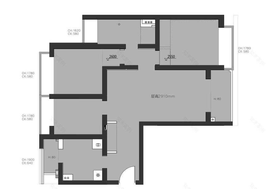 INS 风精装房改造丨7KKdesign-77