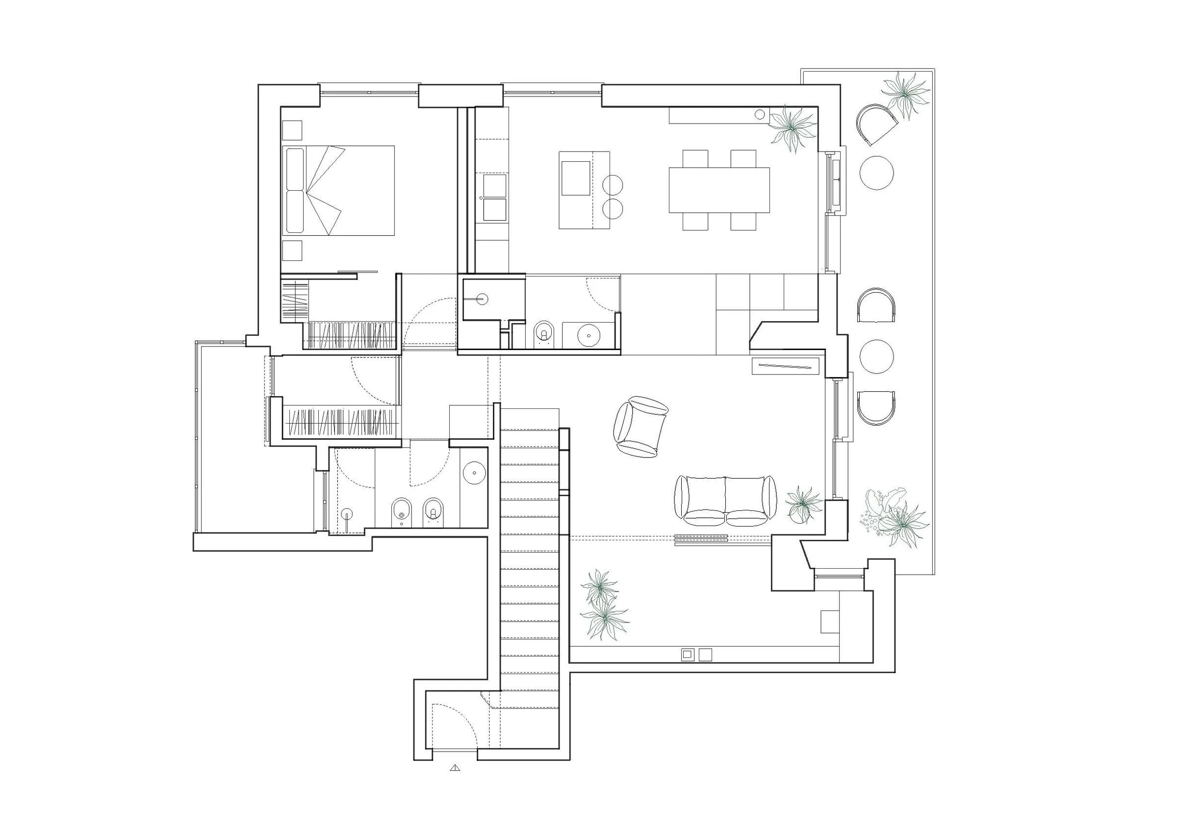 Casa Piccolomini 公寓丨意大利罗马丨Maria Adele Savioli Architettura-22