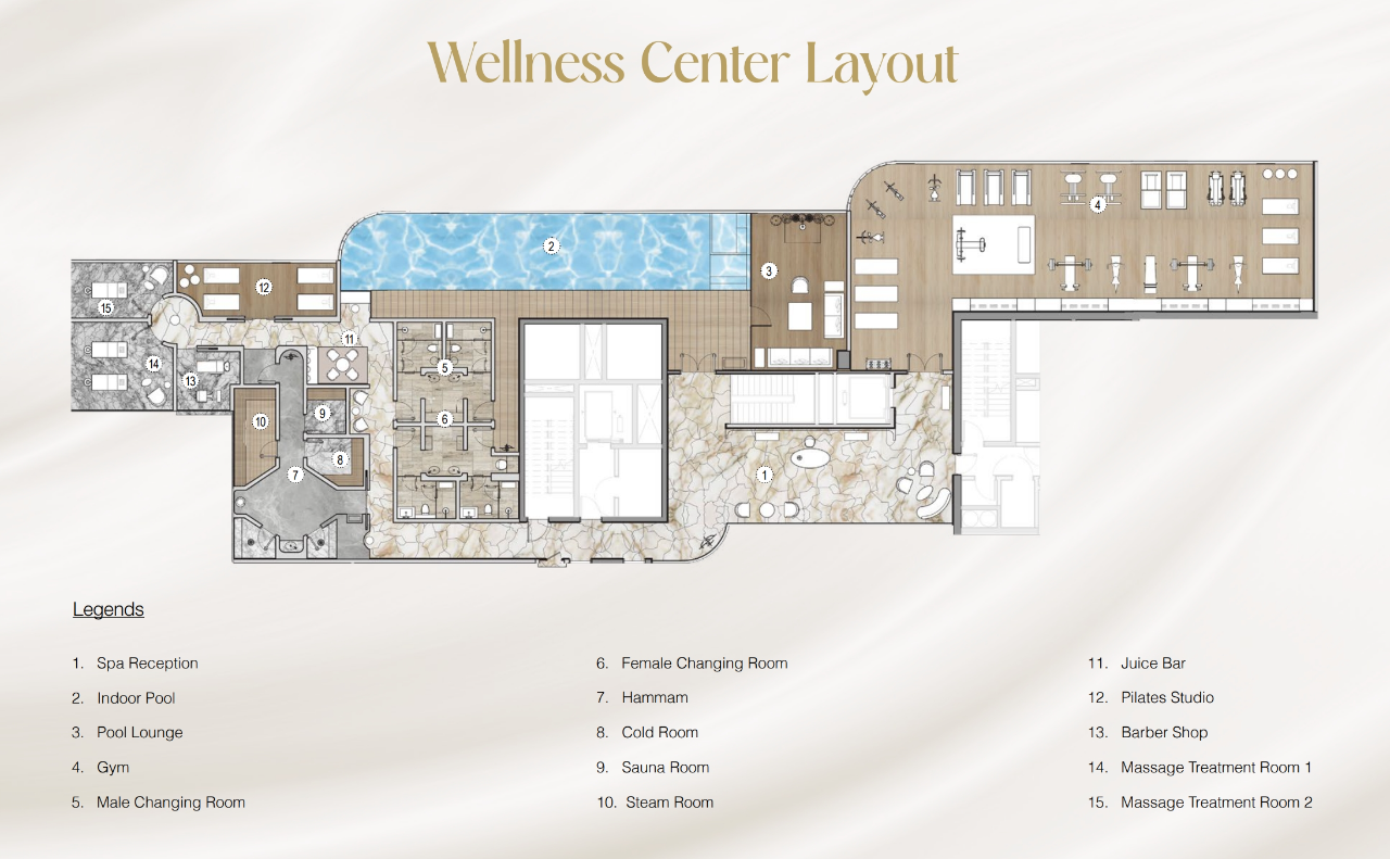 Casa Canal 住宅楼丨阿联酋迪拜丨HBA Interiors-62
