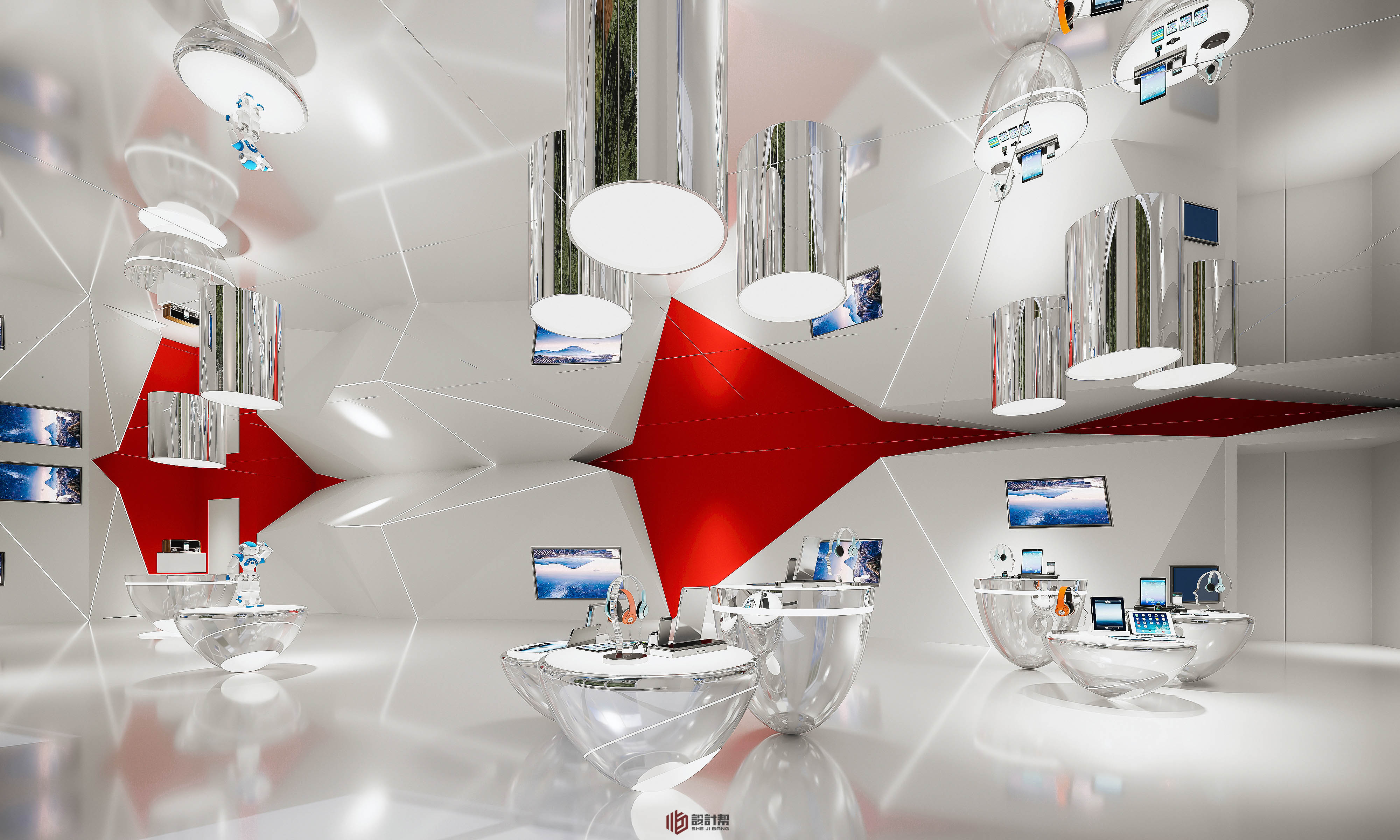 中科创达现代办公室工装设计丨设计帮-14