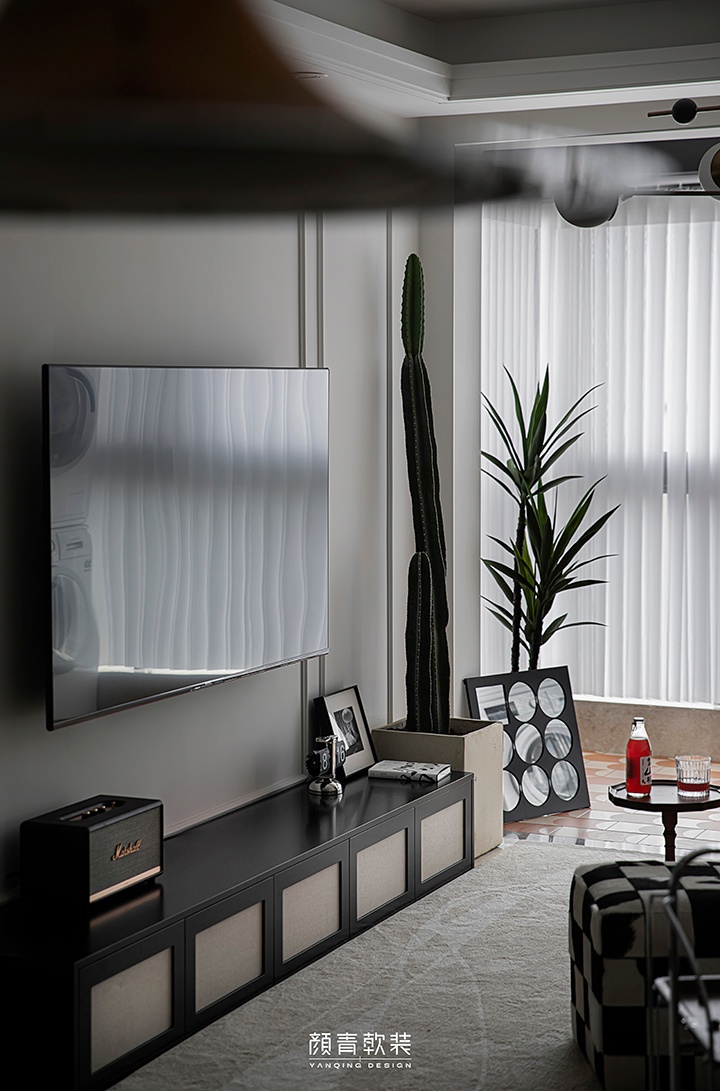 颜青软装︱经典述复古调性,予电影般质感的生活缩影丨中国杭州-14