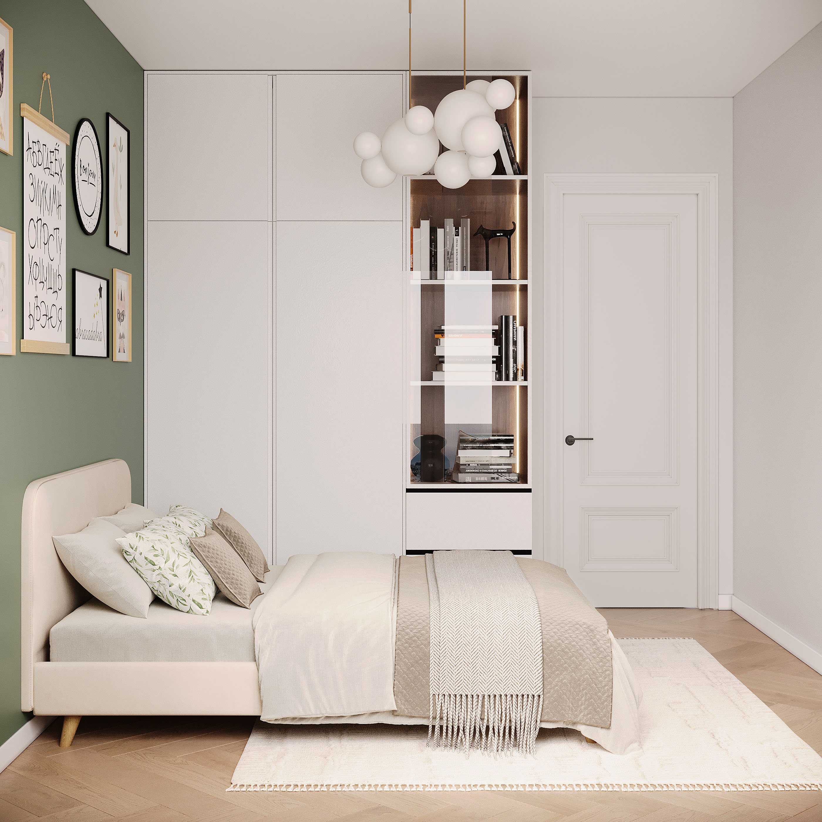 Apartment design for a large family-14