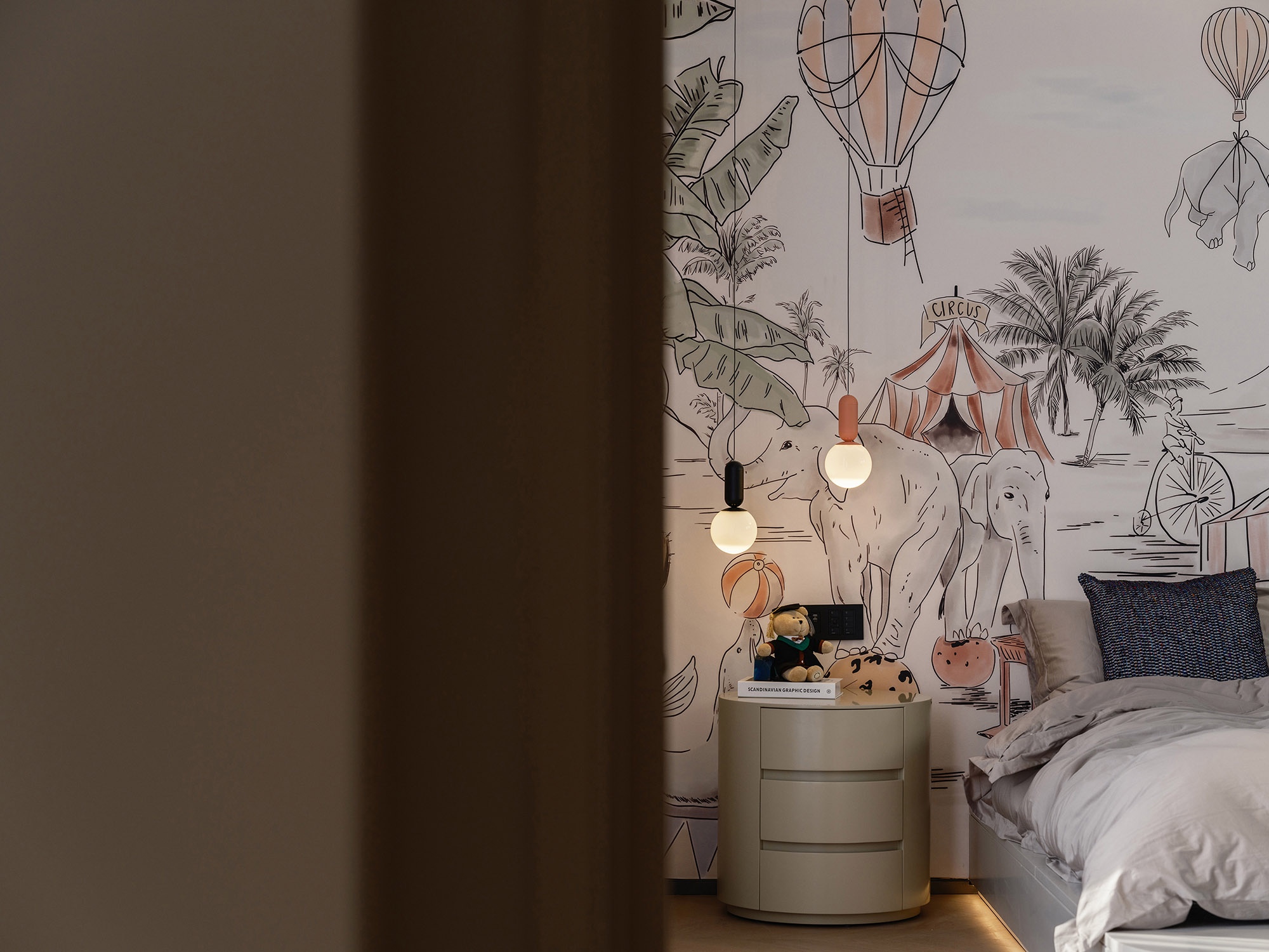 乾园空间设计 | 光影交织的现代简约之美-19