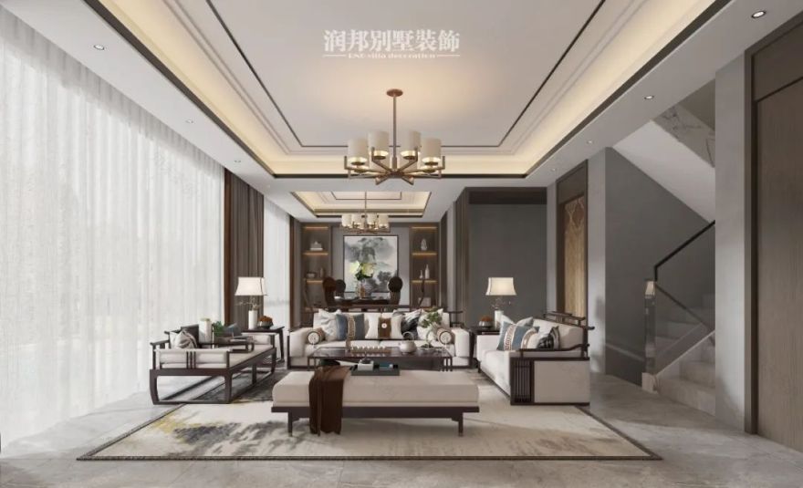 新中式别墅设计,传统与现代的完美融合-16