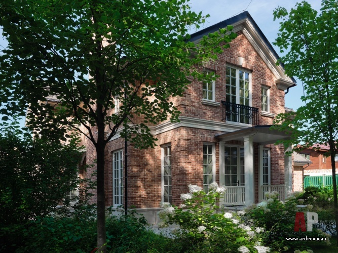 “Лесной Пейзаж  2”别墅区美式古典风格郊区别墅丨俄罗斯莫斯科-10