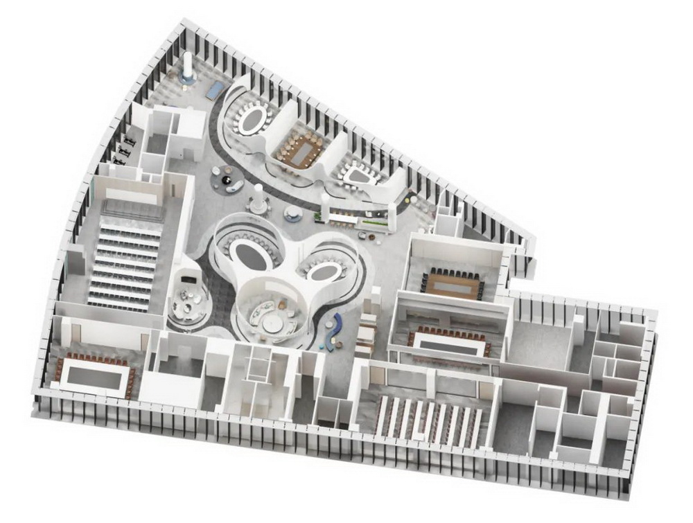 荣庆物流中国总部公共办公区室内设计丨艾迪尔上海-29