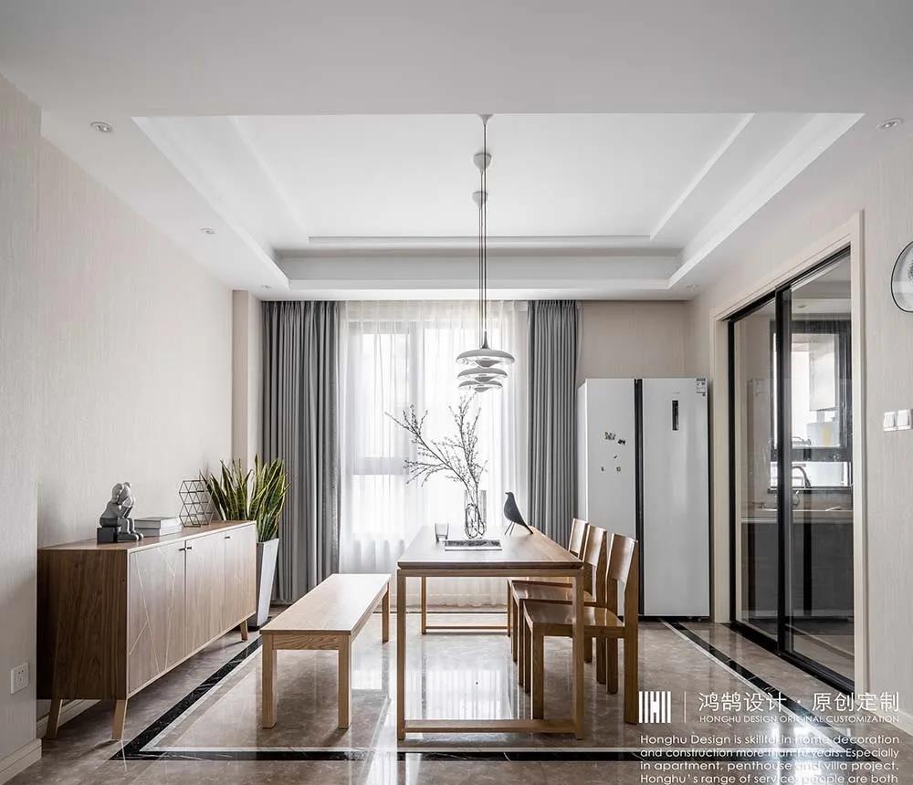 绍兴鸿鹄设计 | 平层北欧风 | 140㎡自然舒适空间-22