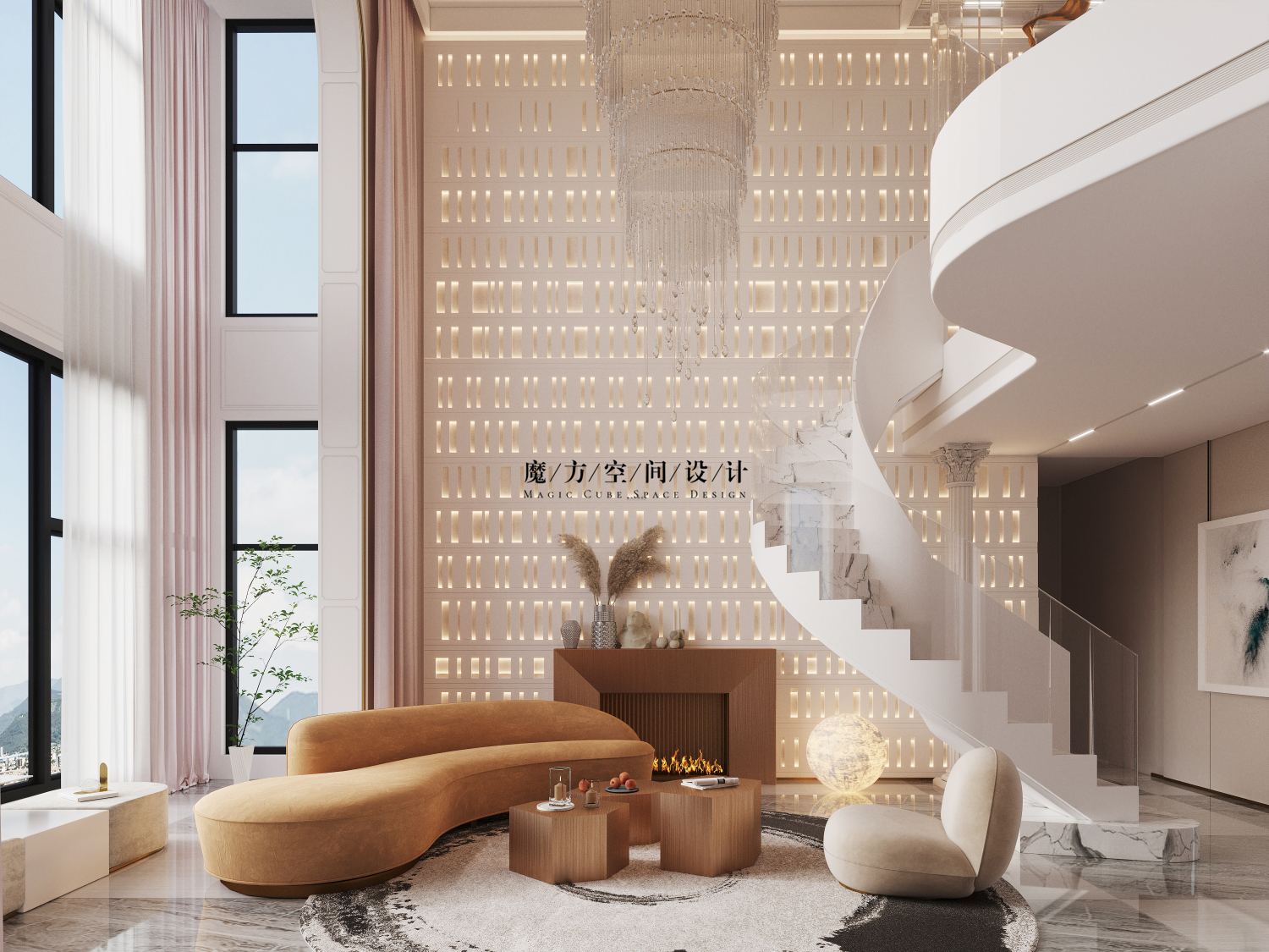 石家庄别墅的魔方空间设计-16