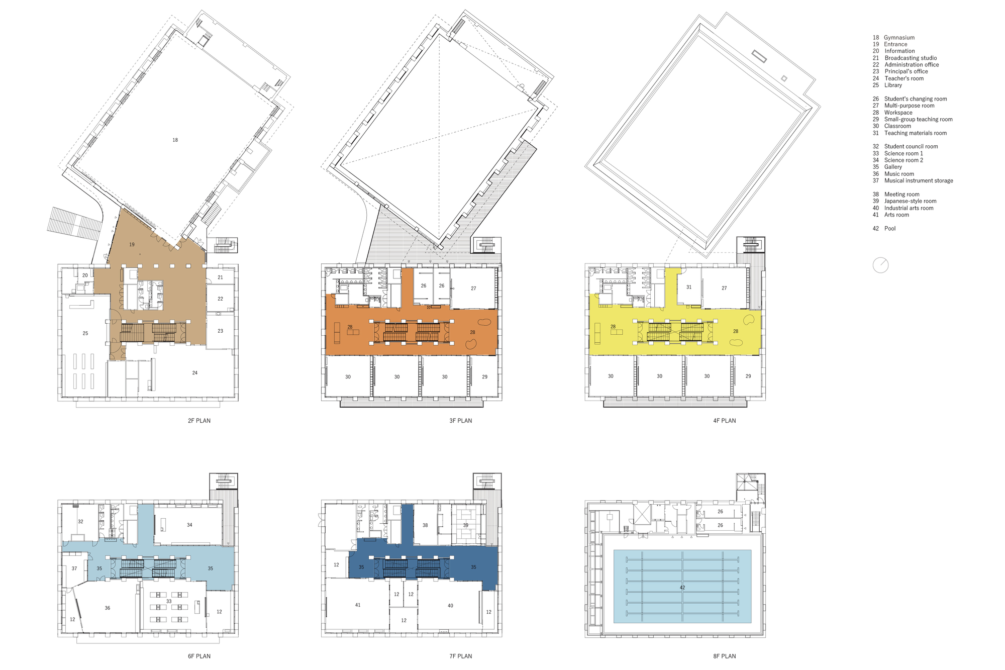 田畑初中丨日本东京丨Coelacanth K&H Architects-46