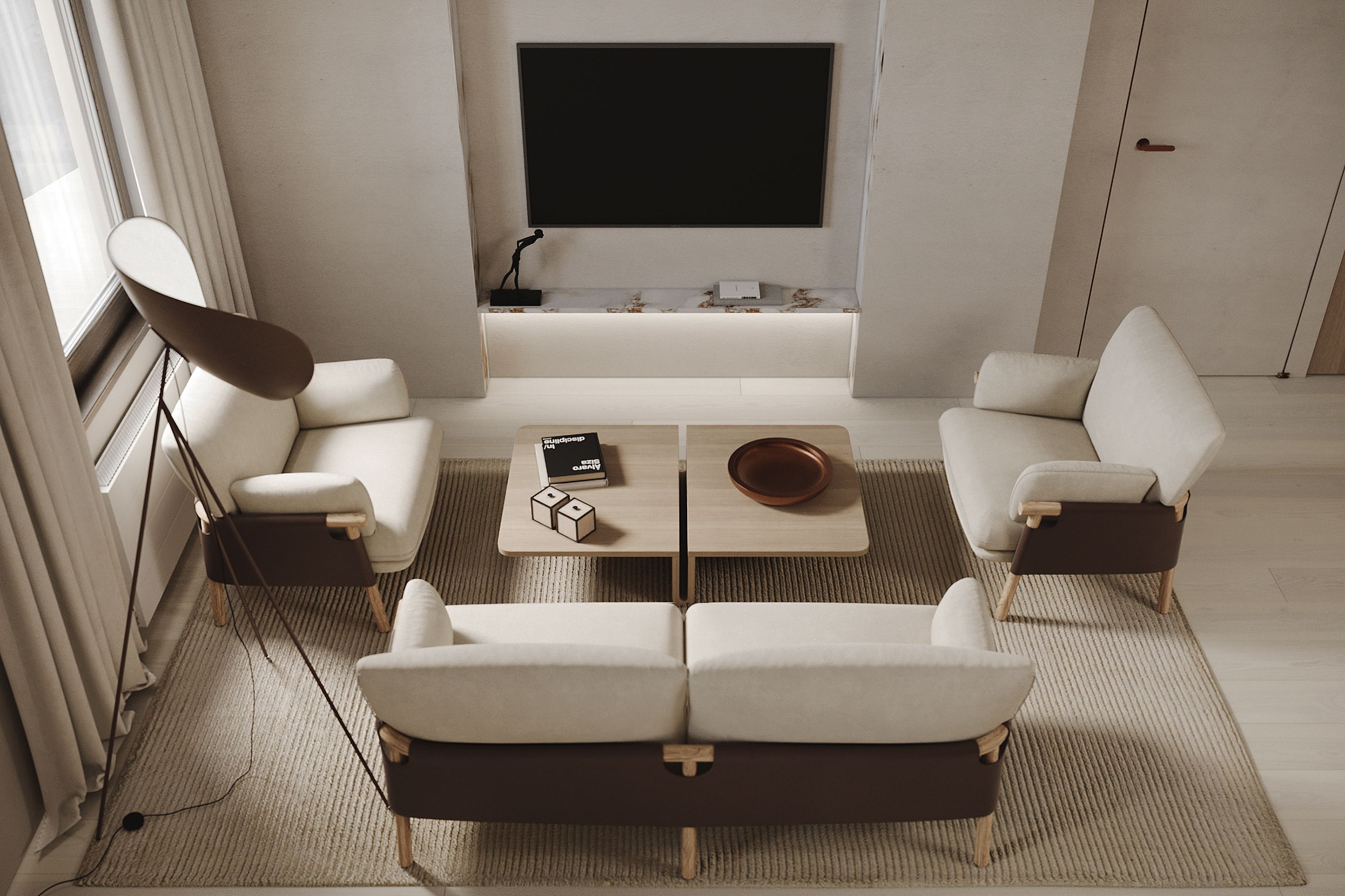 57㎡小空间公寓设计 超高级-4