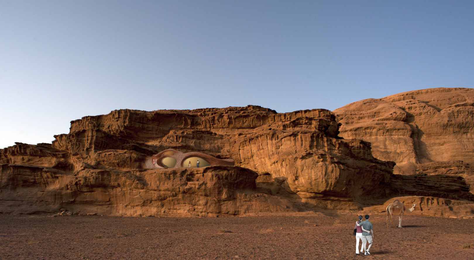 有机建筑 红沙（注：Arena Roja直译为红沙，这里不清楚它在具体语境中的含义，Arquitectura Orgánica常见释义为有机建筑） 丨约旦-23