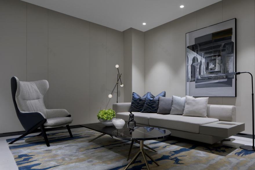 极简、艺术、智能未来的空间 | HY和易国际空间设计-38