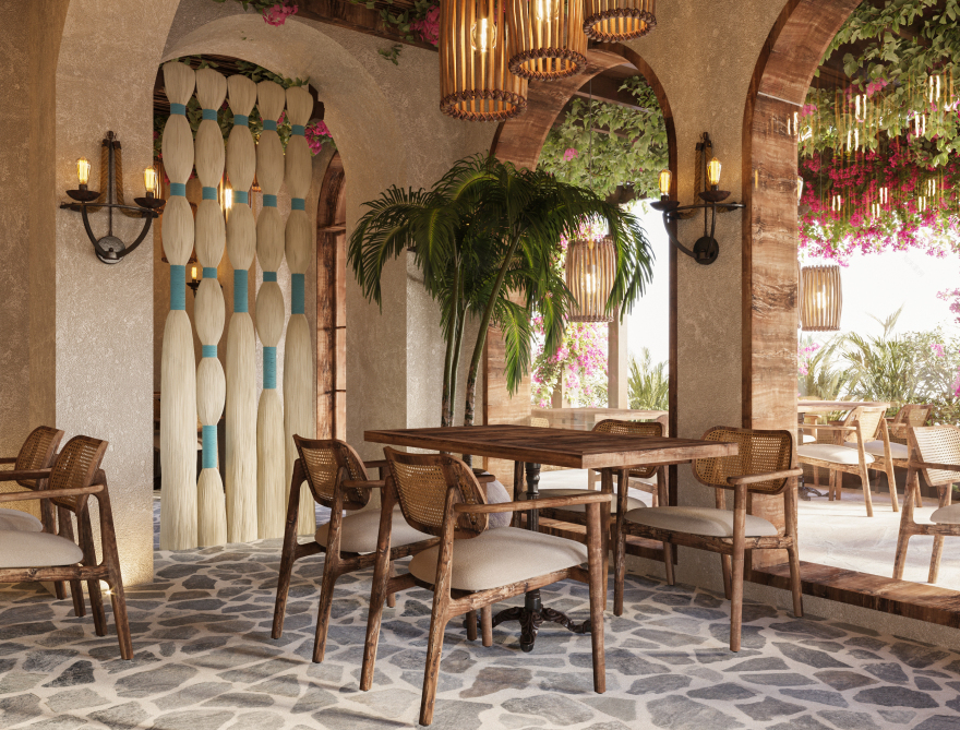 ATHENA GREEK TAVERNA 餐厅设计丨埃及丨GRAFFITI INTERIOR DESIGN-21