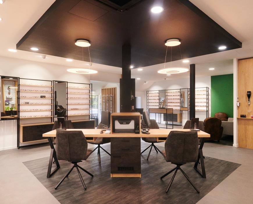 Les Binocles Bauloises眼镜店工业风改造丨JBCC-30