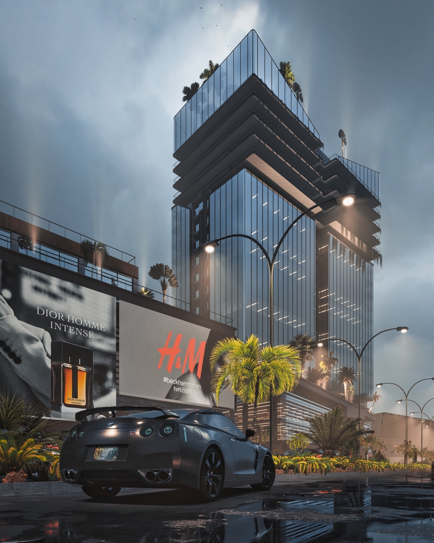 现代五星级酒店外观设计丨Uganda丨RABANI Architectural Studio-12