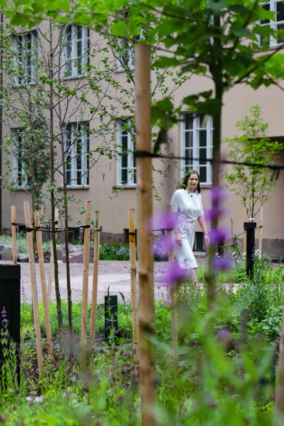 Scandic Grand Central Helsinki Courtyard | 绿色秘境酒店庭院设计-17