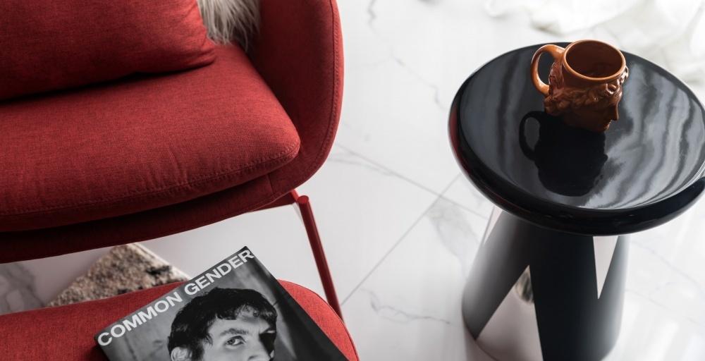 上北设计 | 蓝色乳胶漆打造的清凉空间-6