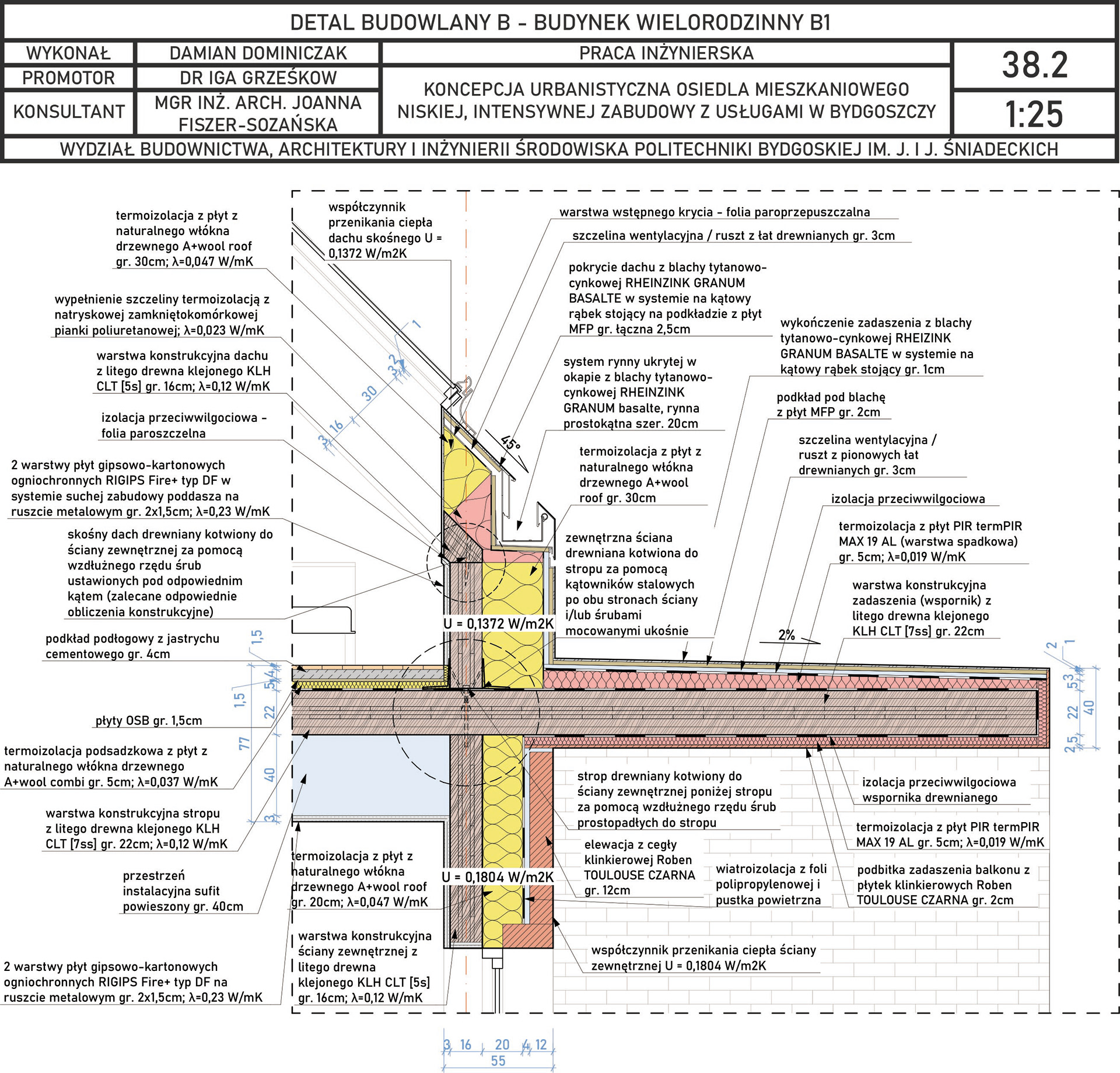 DREWNIANY BUDYNEK MIESZKANIOWY WIELORODZINNY Z CLT-21