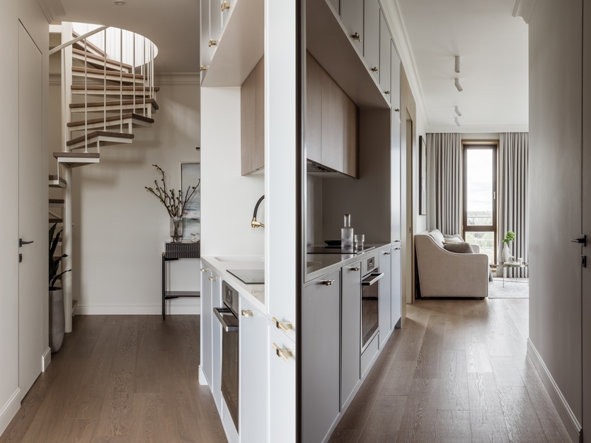 莫斯科郊外带露台的年轻家庭公寓设计丨俄罗斯莫斯科丨设计师安娜·马克西莫娃-53