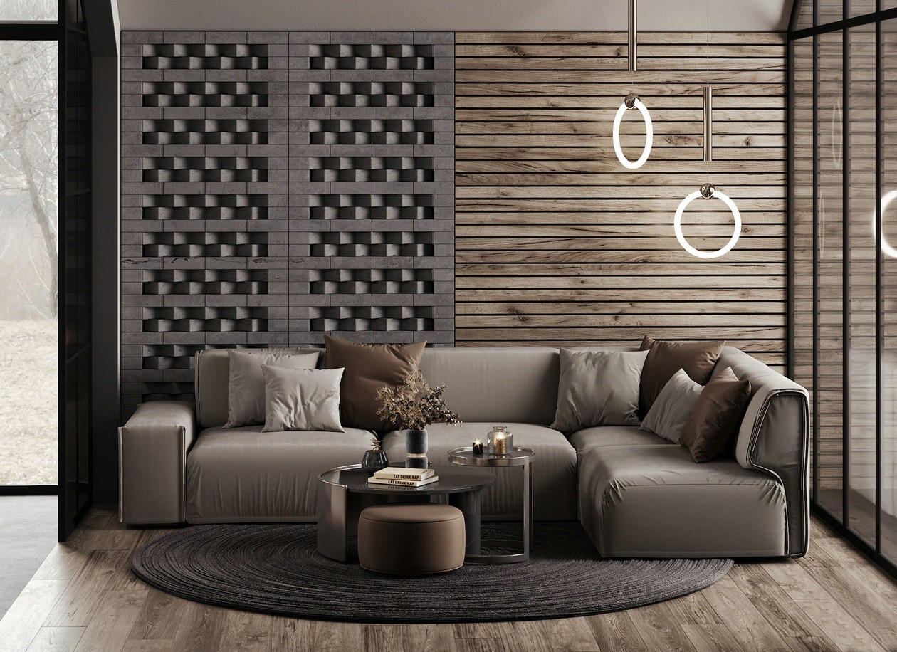 原木+高级灰，成熟内敛的配色，精致优雅的气质-2