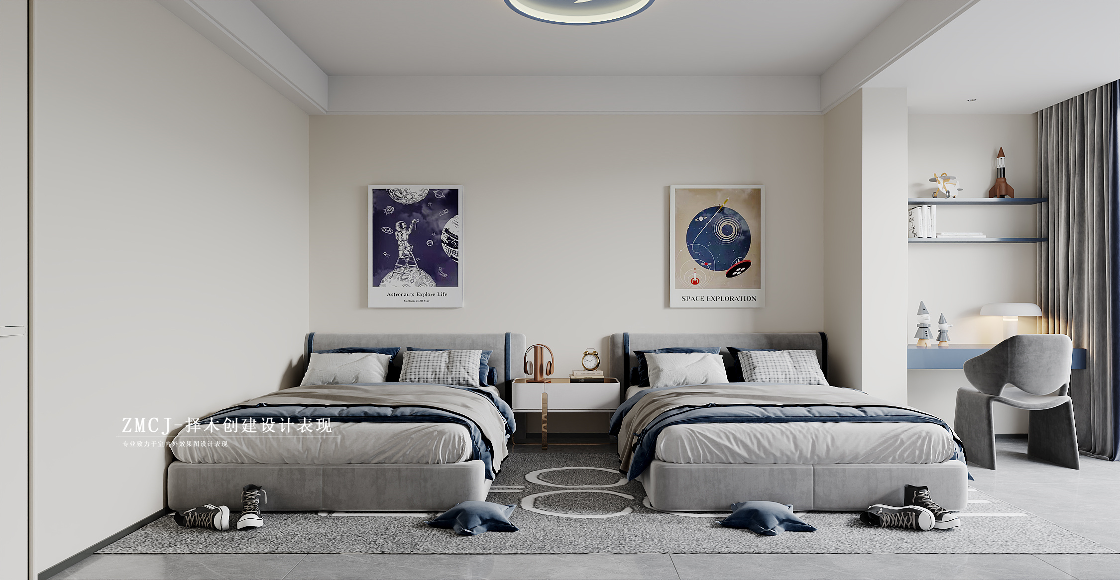 家装-现代别墅全屋-13