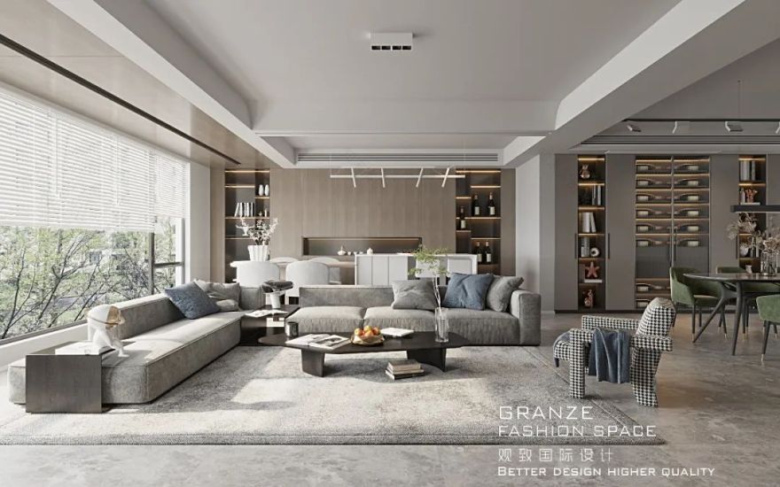 淮安绿地世纪城现代别墅,光与生活的艺术融合-3