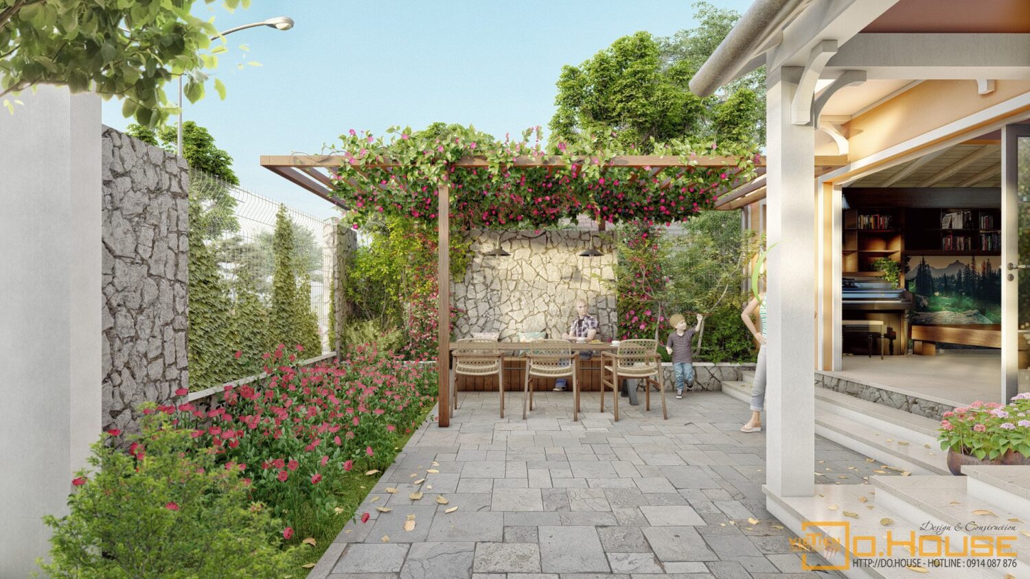 免费SketchUp房屋外部模型丨Vietien Do-7