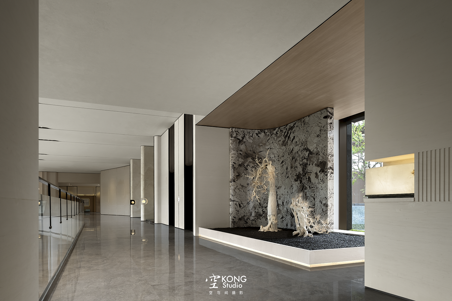 华润置地港宸润府销售中心丨内构筑设计-14