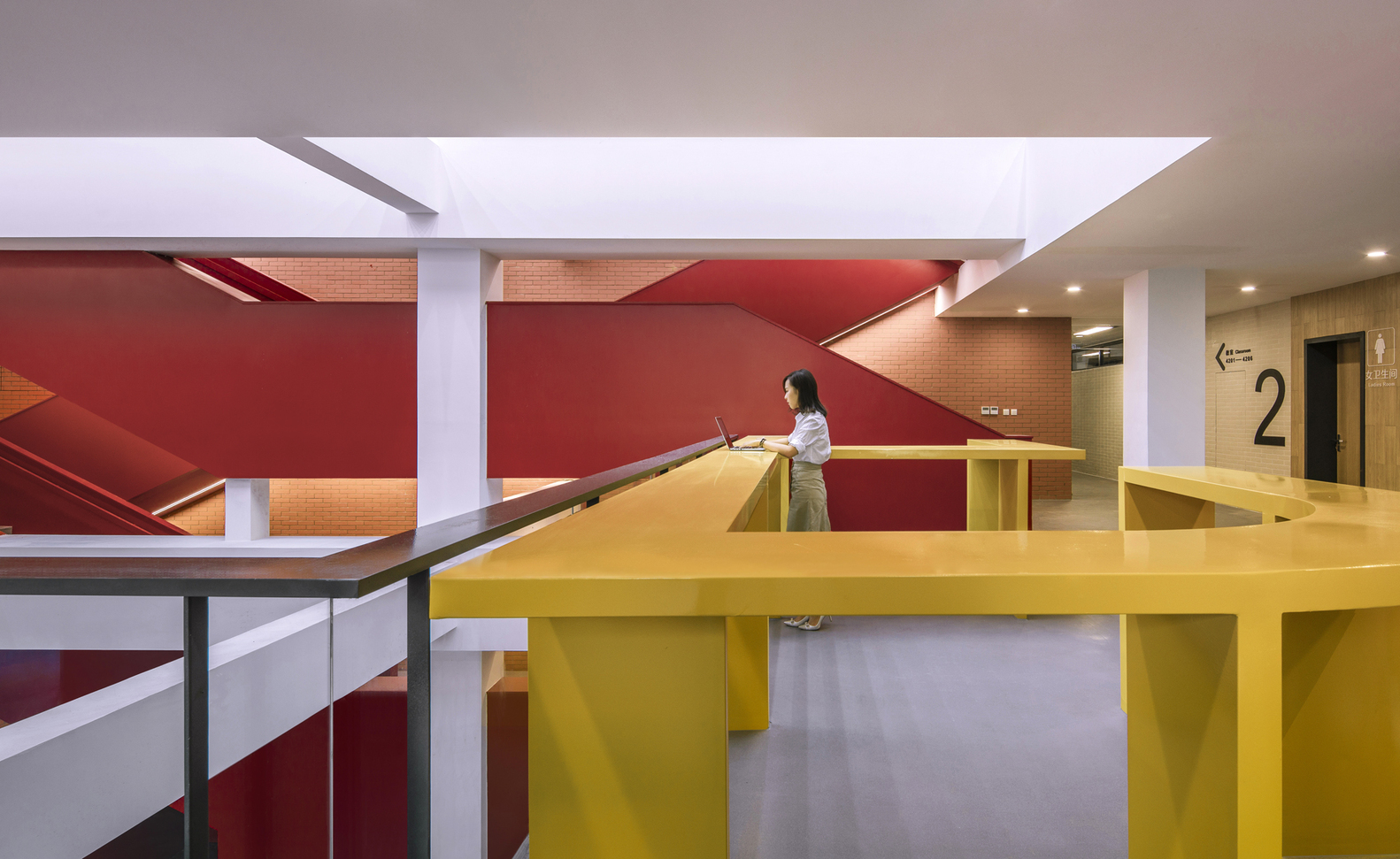 清华第四教学楼室内重建 · 开放式学习空间的营造-22