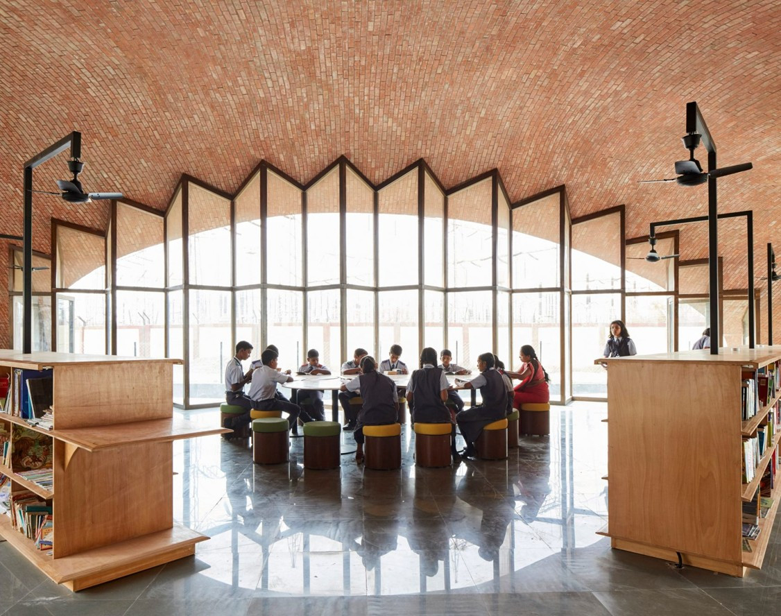 印度科珀尔冈学校图书馆丨Sameep Padora & Associates-9