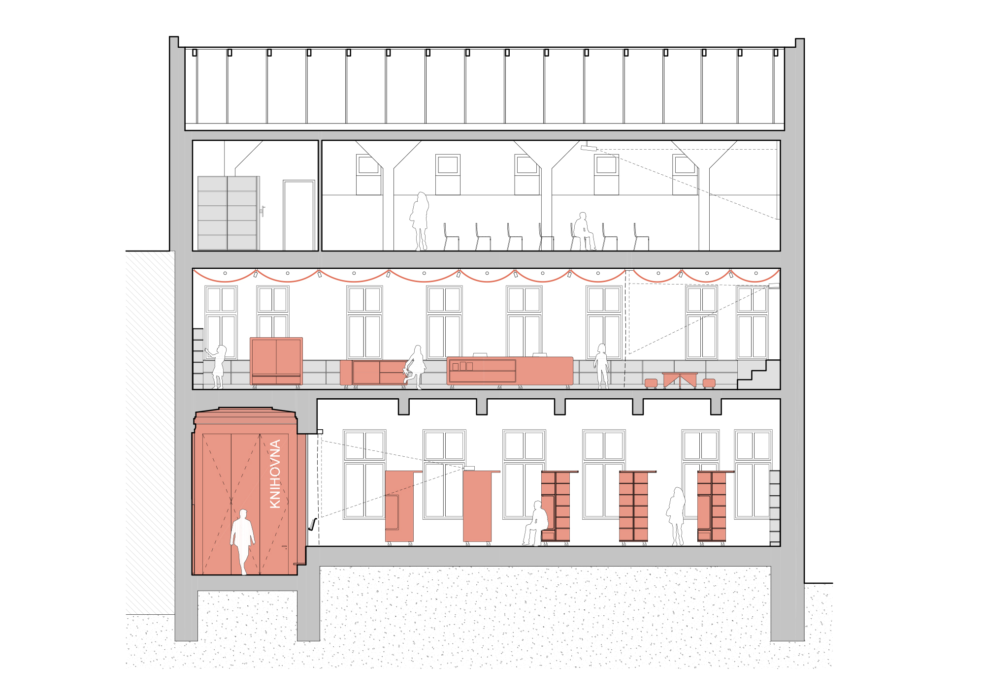 Červený Kostelec的Břetislav Kafka图书馆丨捷克丨Papundekl Architects-19