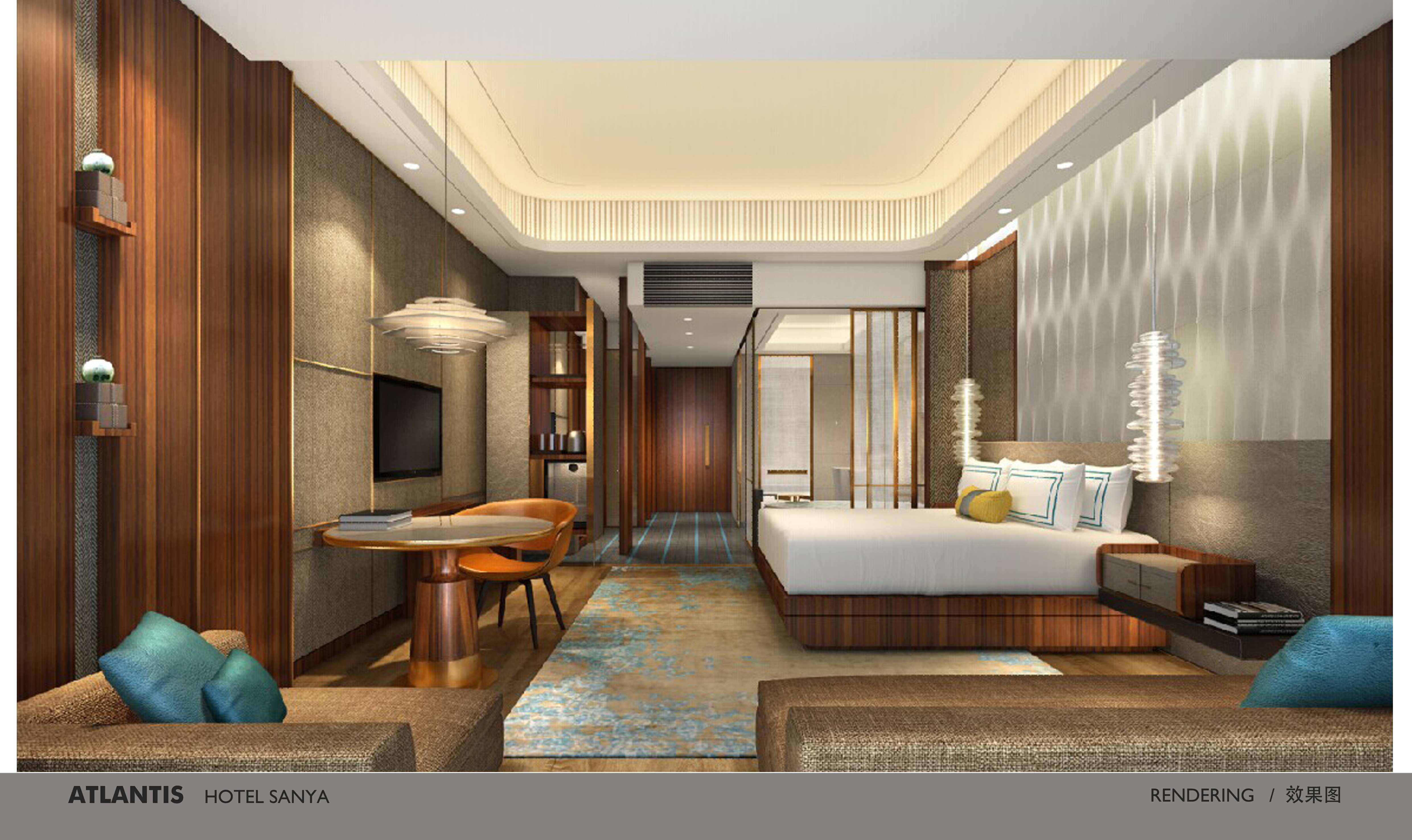 CCD－三亚亚特兰蒂斯酒店客房概念设计方案效果图-13