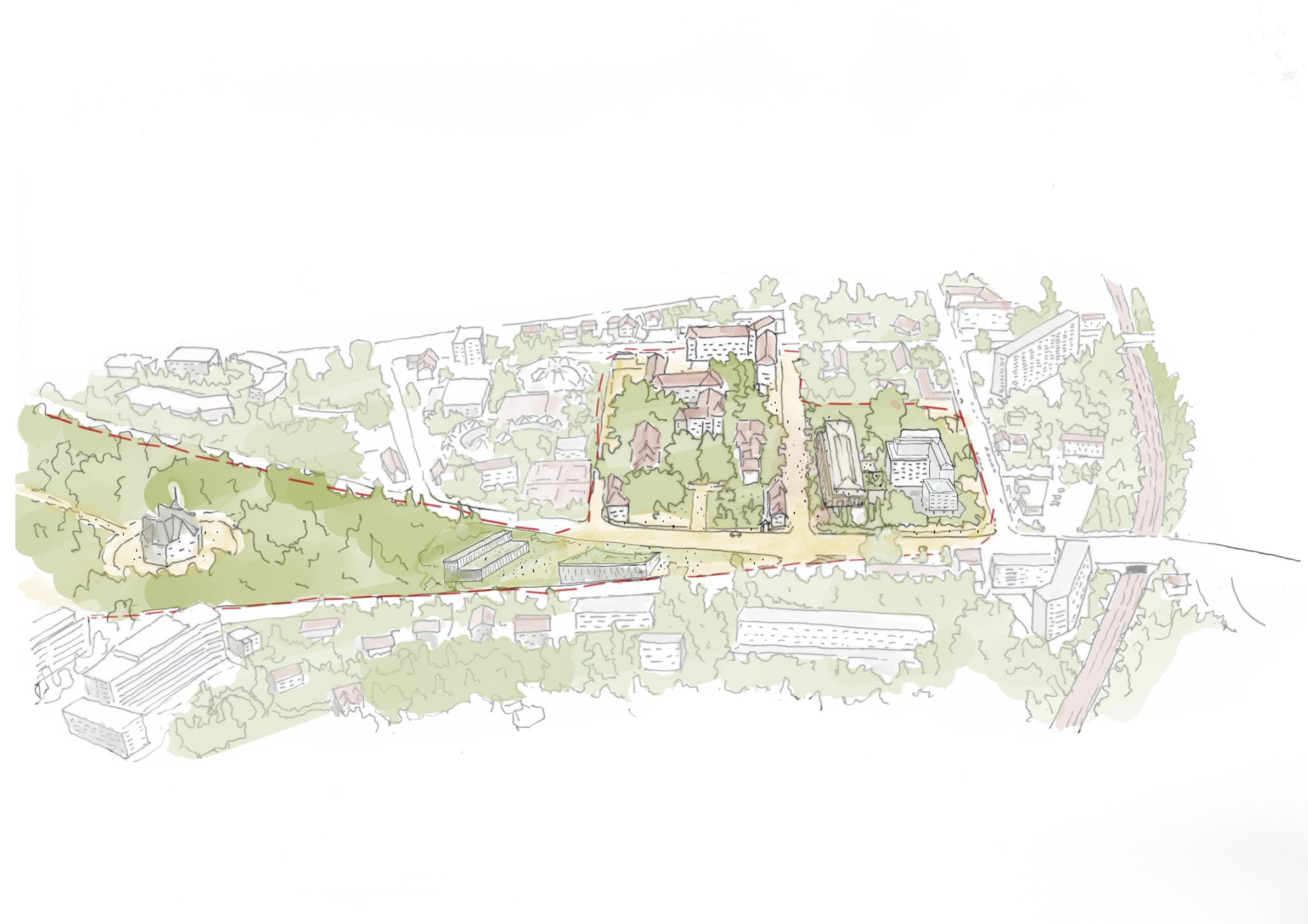 PNEI – Démarrage de chantier pour ce projet biosourcé intégré dans le paysage — Ateliers 2/3/4/-20