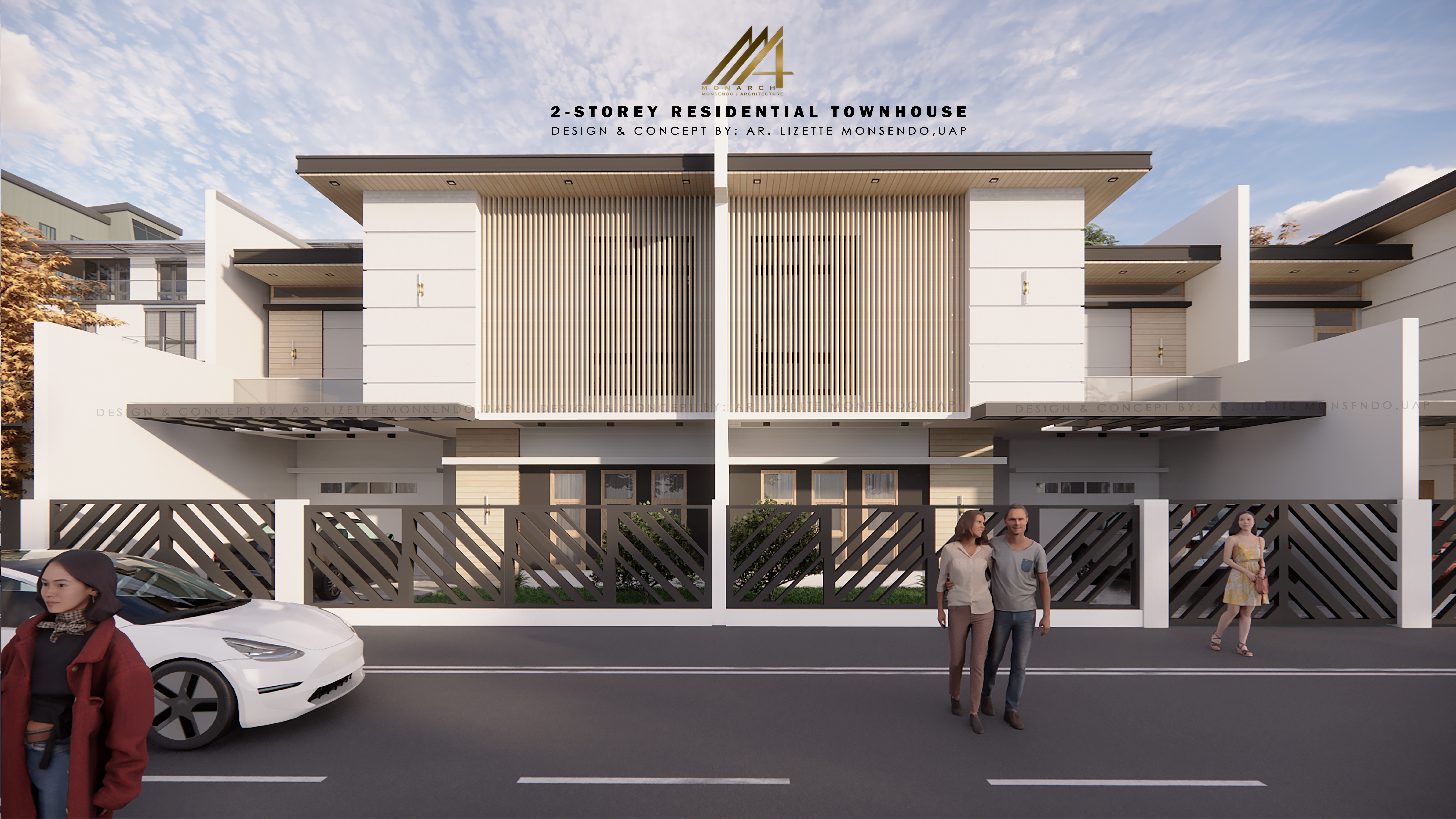 2-Storey townhouse residential-2