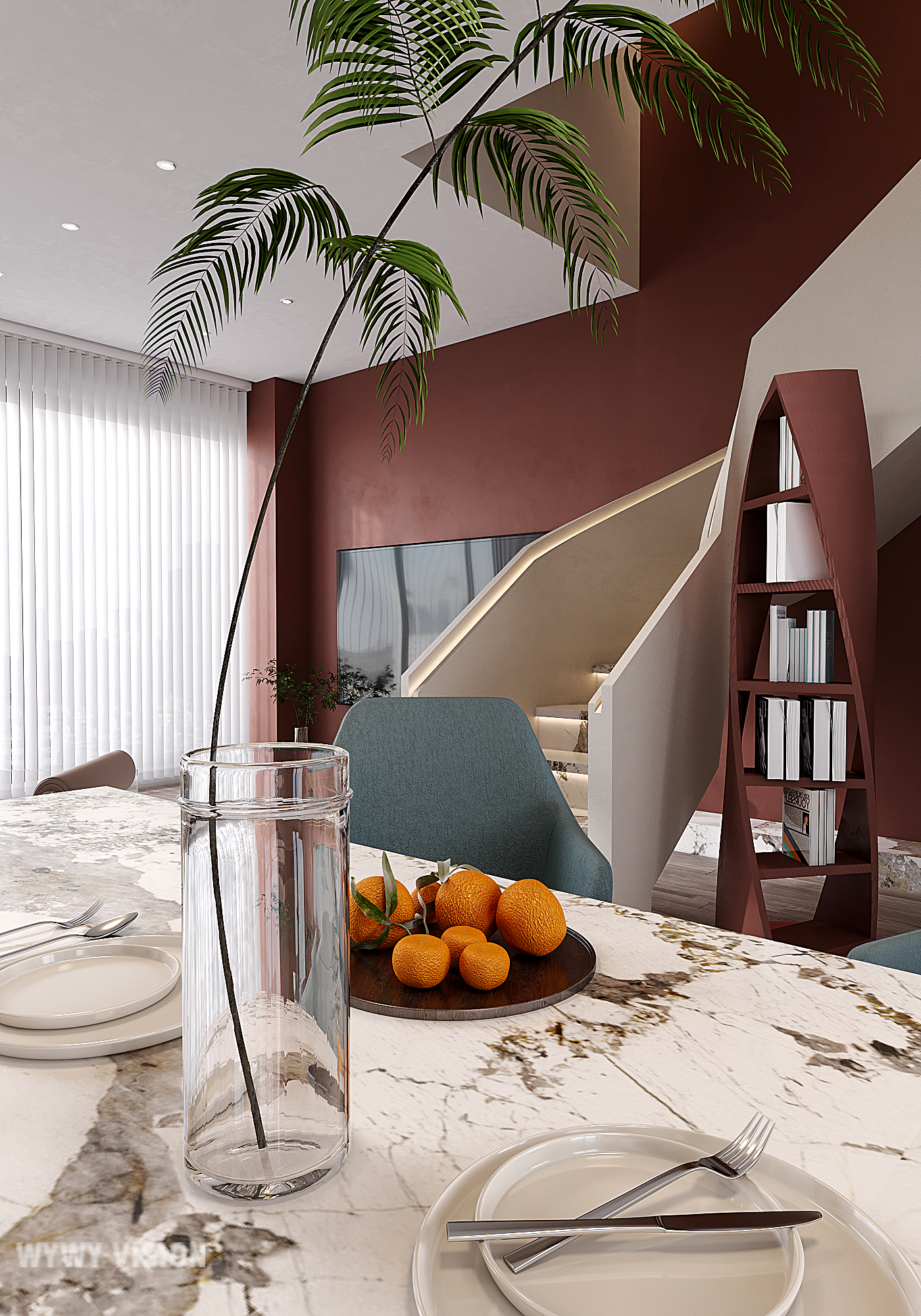 住宅空间丨效果表现丨工作-4